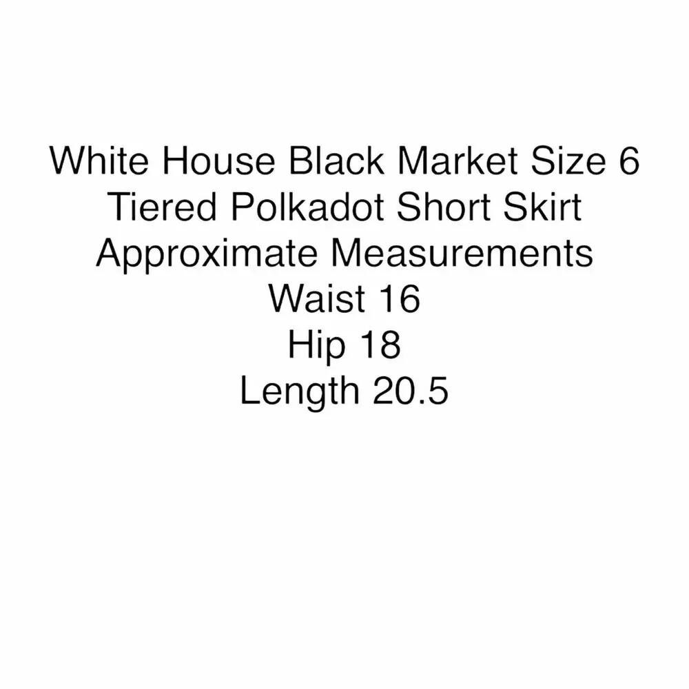 White House Black Market Pencil Skirt Polka Dot Retro Chic Secretary sz 6